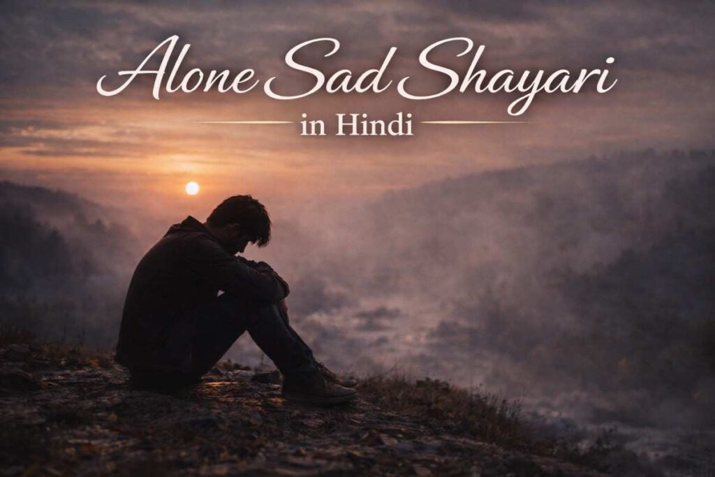 Alone Sad Shayari in Hindi