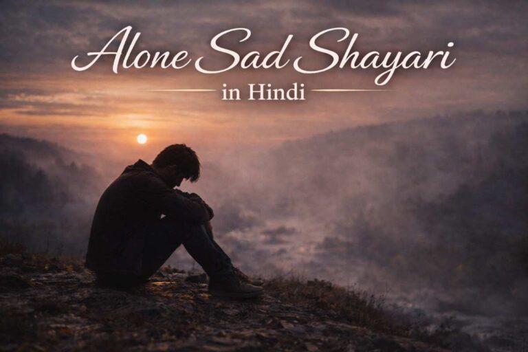 Alone Sad Shayari in Hindi