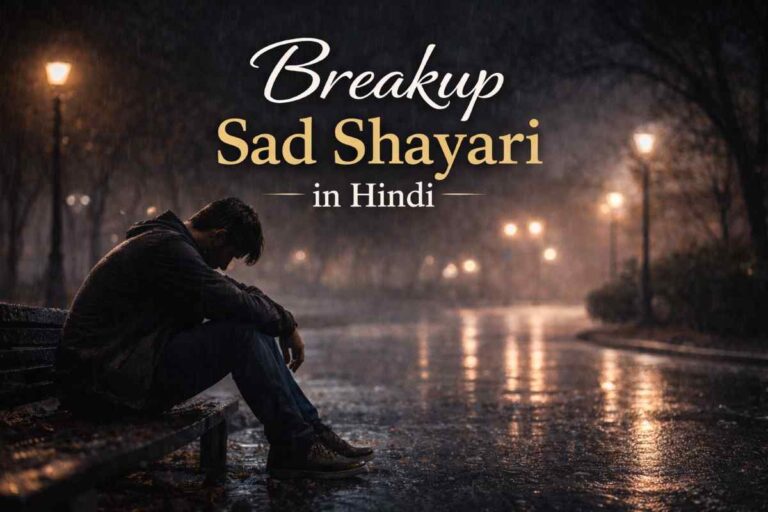 Breakup Sad Shayari in Hindi